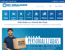 Tablet Screenshot of netembalagens.com.br